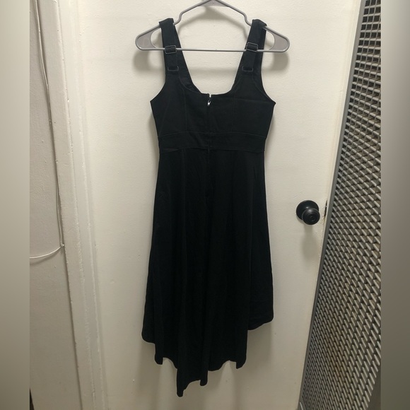 Hot Topic Royal Bones Black Rope Bodice Hi Low Dress - Picture 5 of 8